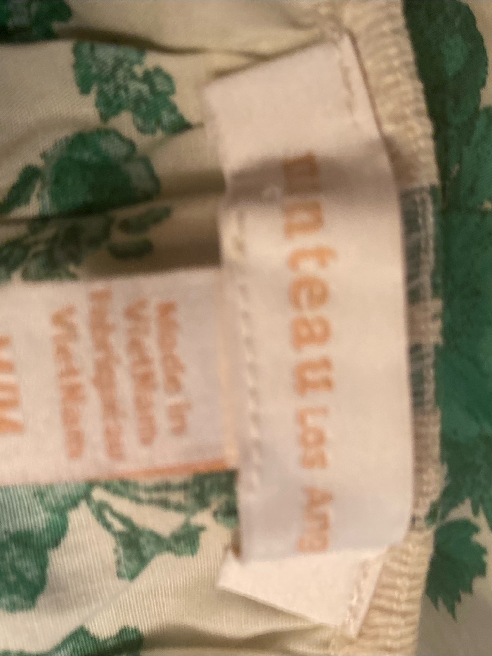 Monteau Los Angeles Size M Green Floral Halter Maxi Dress With Pockets - Picture 12 of 12